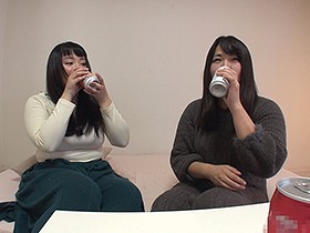 レズに興味ありあり ウブで豊満ムチムチ女子2人 ほのぼの初レズ体験の直後、絶倫巨根にガン突きイキ狂い4P！　サンプル画像02